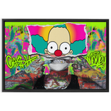 Krusty Money Framed Canvas