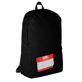 "Hello, My Name Is" Backpack