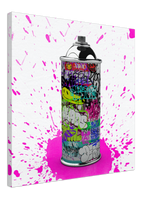 VANDALS IN COLORS Graffiti Spray Can Canvas