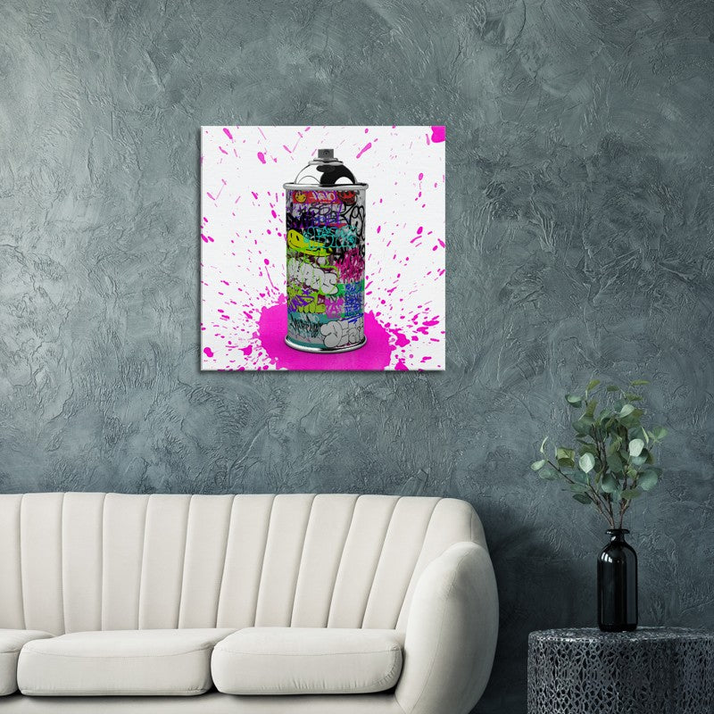 VANDALS IN COLORS Graffiti Spray Can Canvas